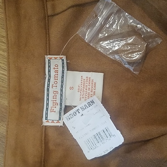 NWT Flying Tomato western suede skirt - Picture 5 of 9